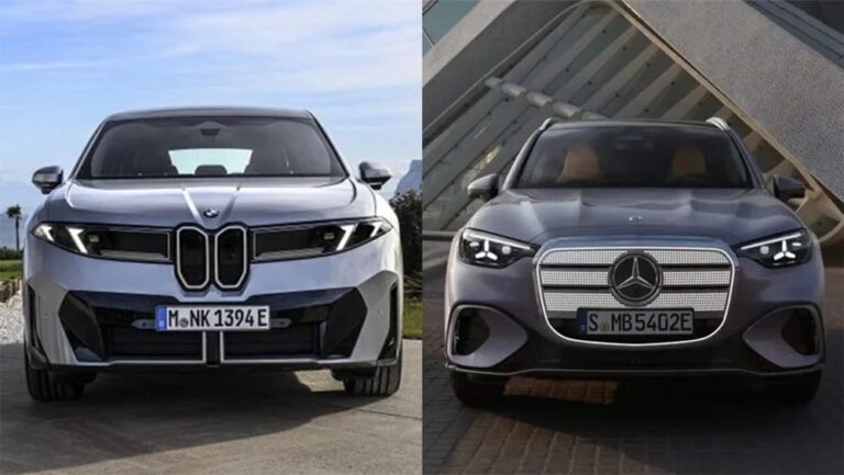 2026 Mercedes Benz GLC EV vs BMW iX3 Electric Luxury SUV Comparison Feature