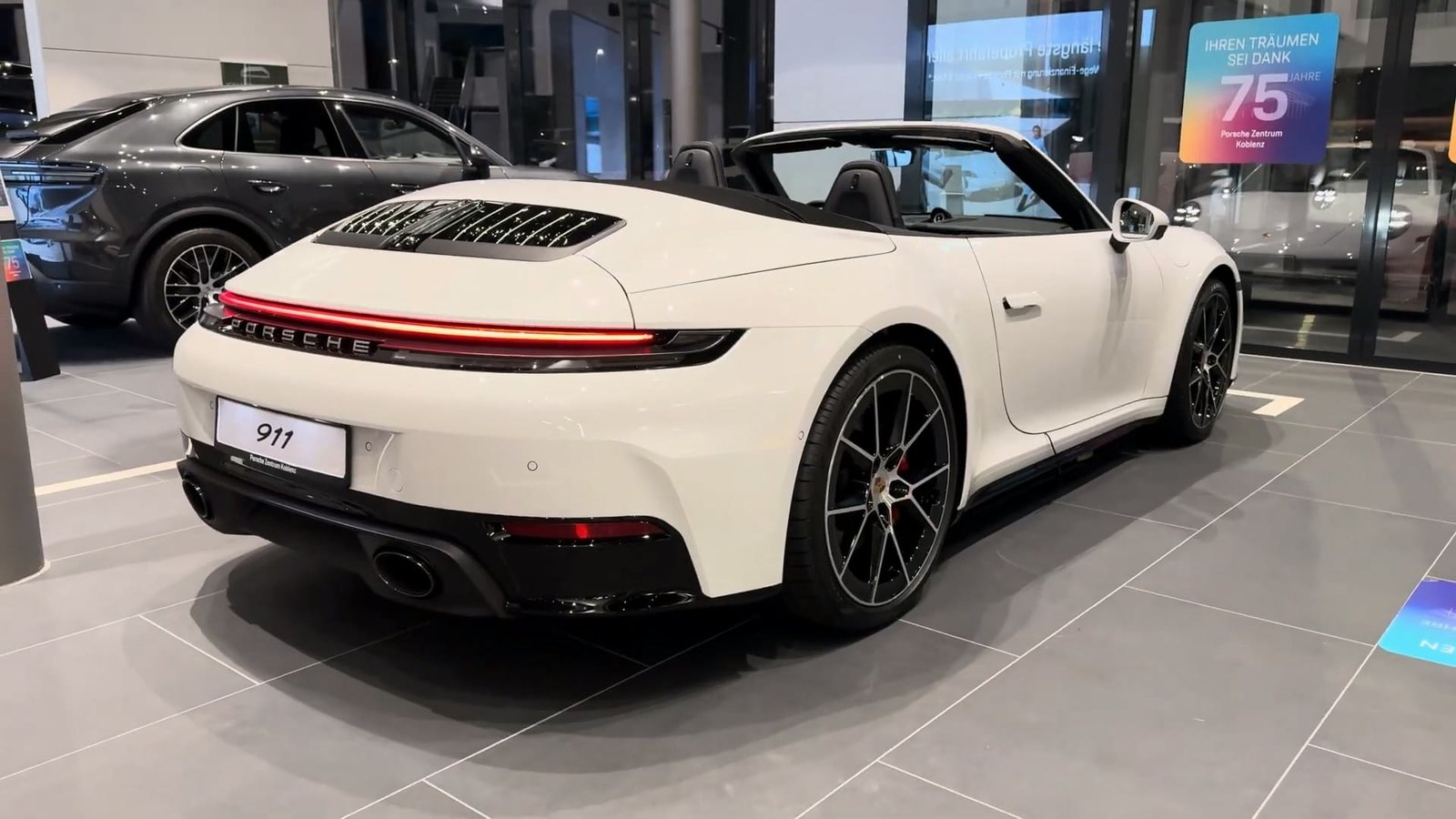 Back Right Porsche 911 Carrera 4S Cabriolet 2026 Back Right Porsche 911 Carrera 4S Cabriolet 2026