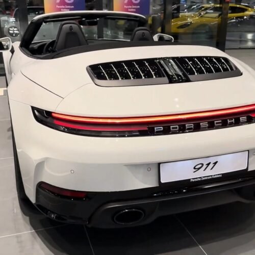 Back Side Porsche 911 Carrera 4S Cabriolet 2026 Back Side Porsche 911 Carrera 4S Cabriolet 2026