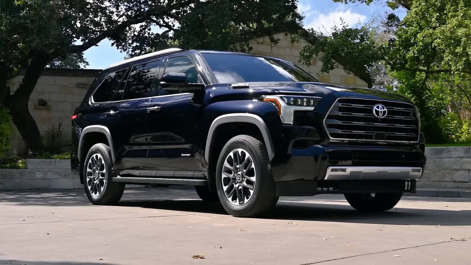 Blue Toyota Sequoia 2025