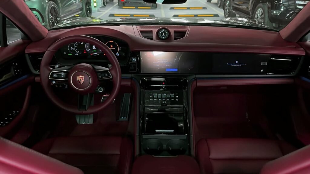 Front Seat 2025 Porsche Panamera 4