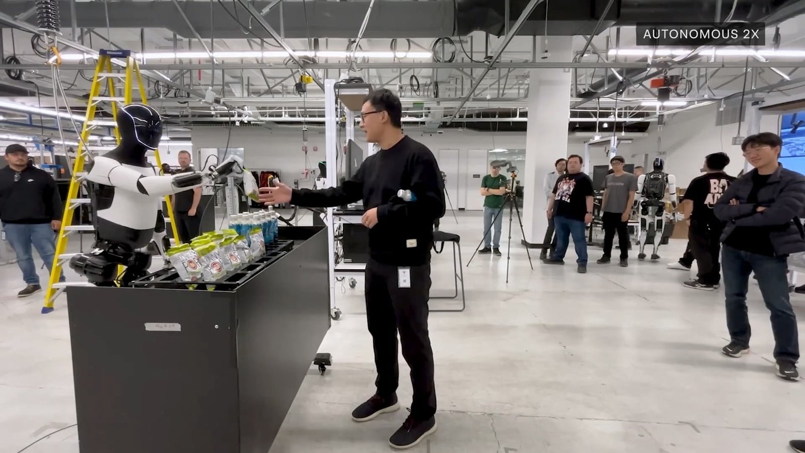 Handover Tesla Optimus Robot