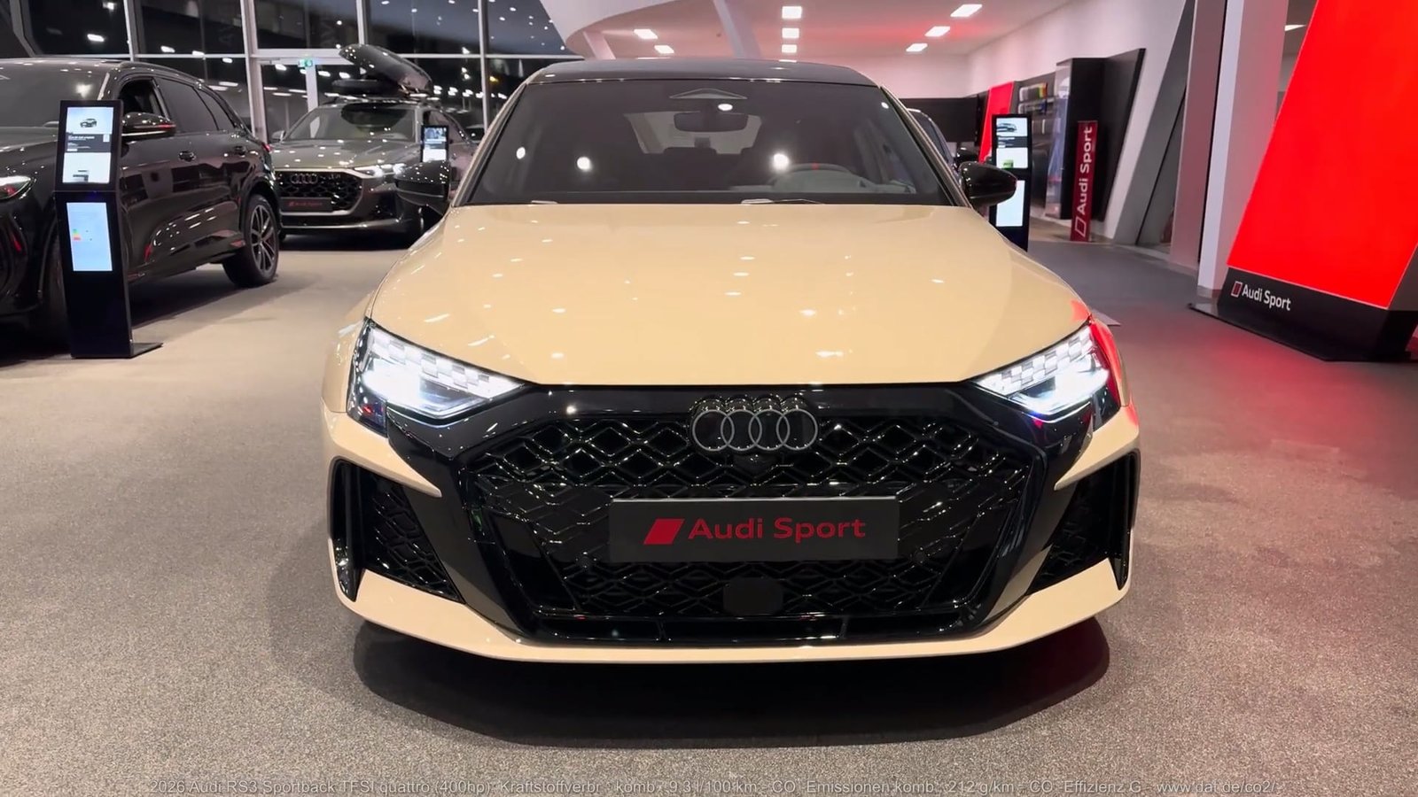 Head Audi RS3 Sportback 2026