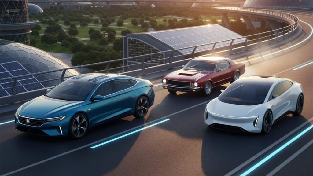 Hybrid Gas Electric car