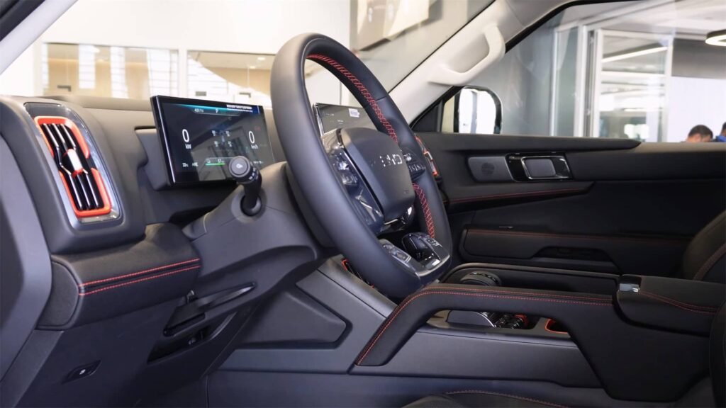 Interior 2026 BYD SHARK 6