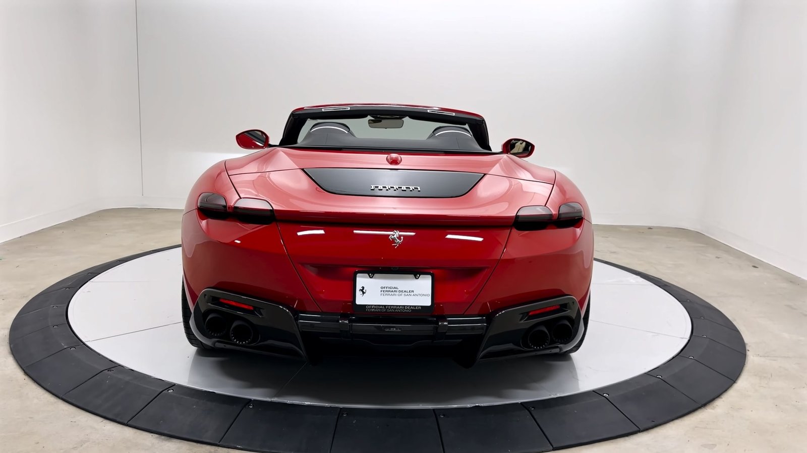 Rear 2025 Ferrari Roma Spider