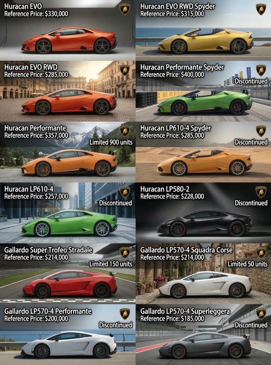 Every Lamborghini Model (1)
