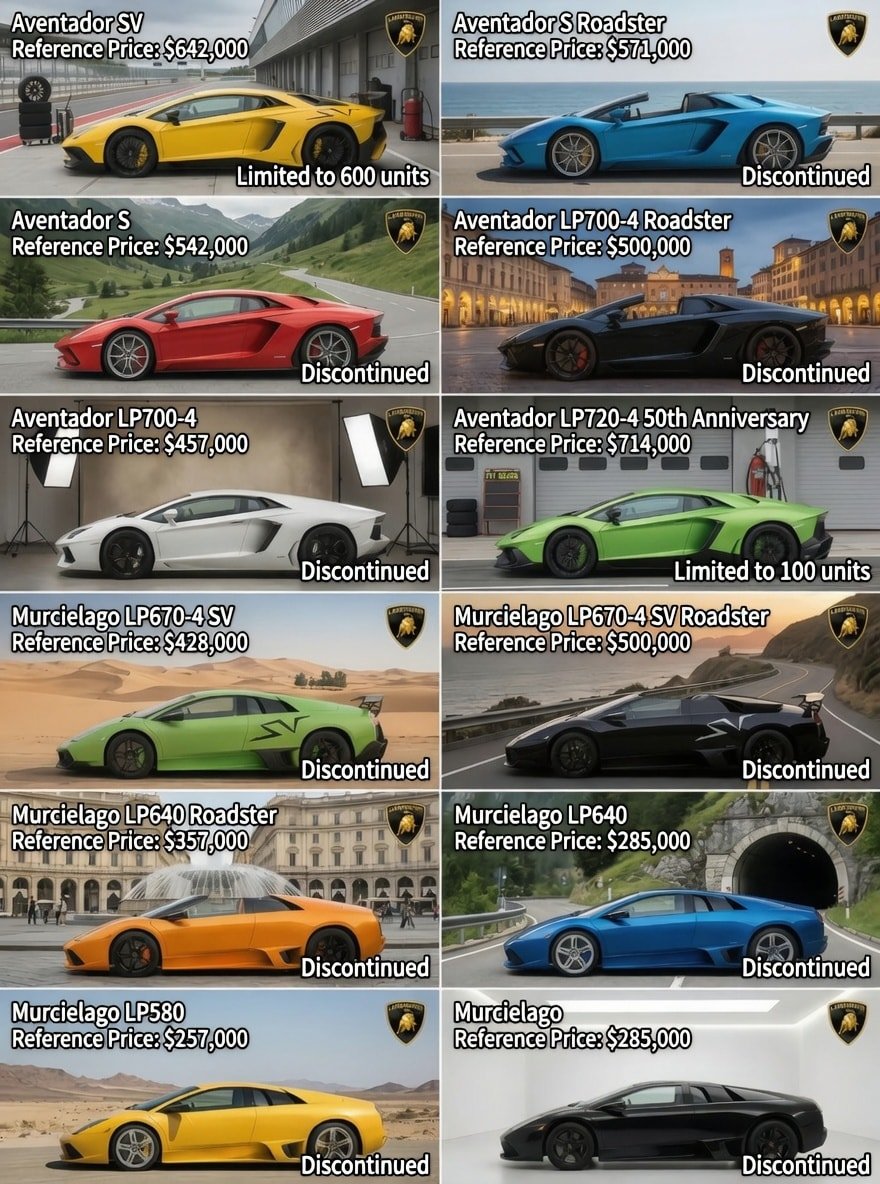 Every Lamborghini Model (3)