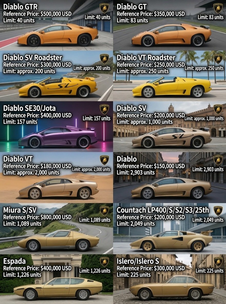 Every Lamborghini Model (4)