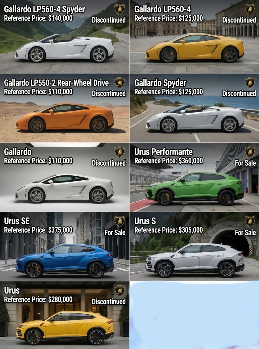 Every Lamborghini Model (7)