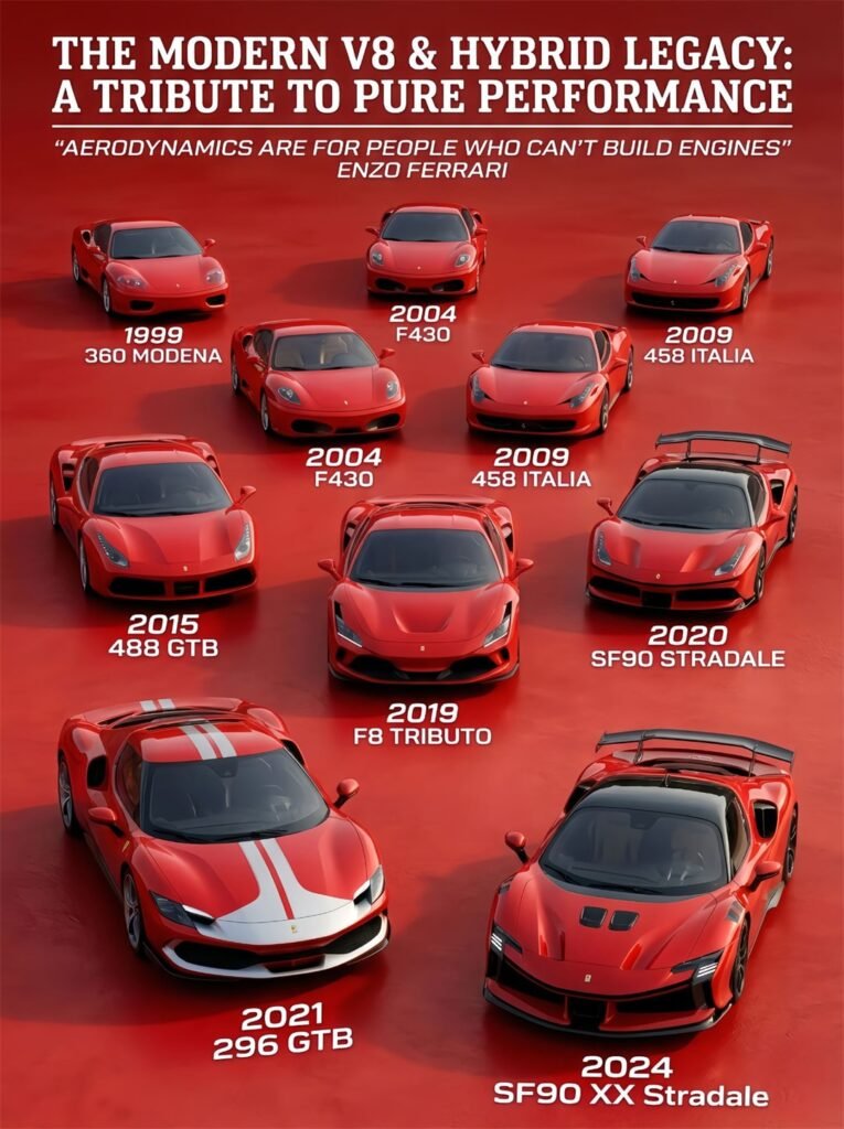 Ferrari V8 Supercars Evolution (1)