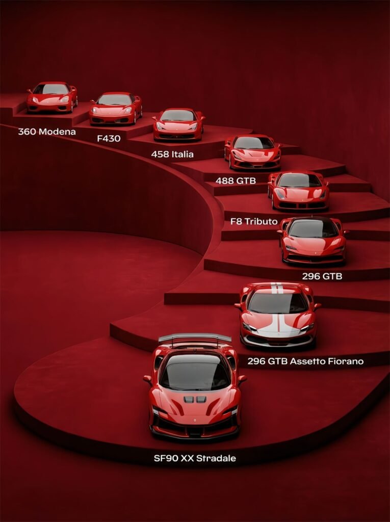Ferrari V8 Supercars Evolution (4)