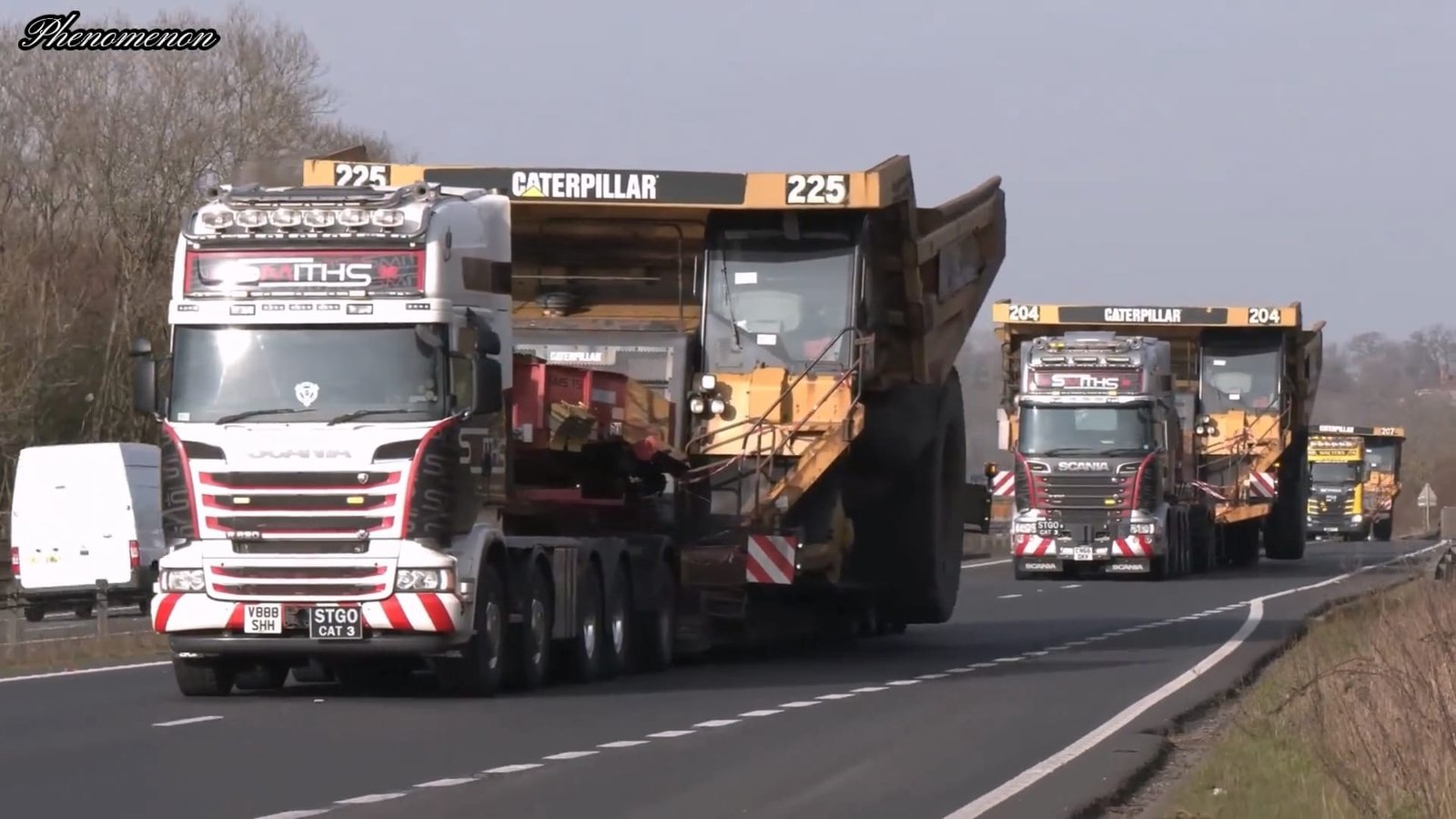 Scania Transport CAT 777 Mine Trunk