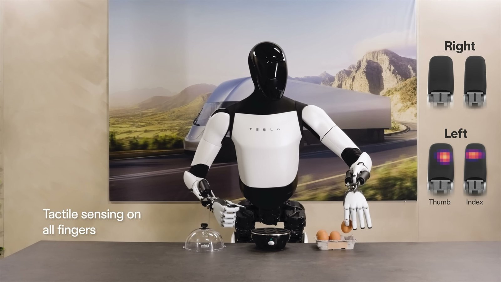 Tactile Sensing Optimus Gen 2 ｜ Tesla