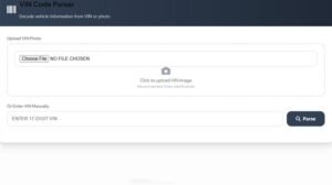 VIN Code Parser Feature