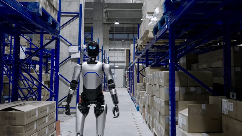 Working AgiBot A2 Humanoid Robot (3)